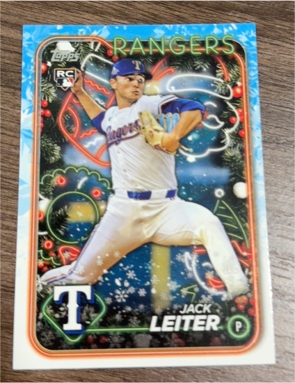 2024 Topps Holiday #H155 Jack Leiter — front
