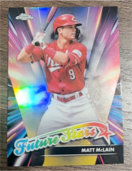 2024 Topps Chrome Update #FSU-8 Matt McLain Future Stars — front