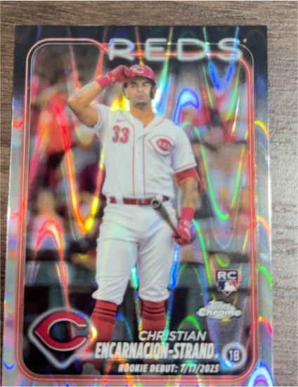 2024 Topps Chrome Update #USC92 Christian Encarnacion-Strand Rookie Debut — front