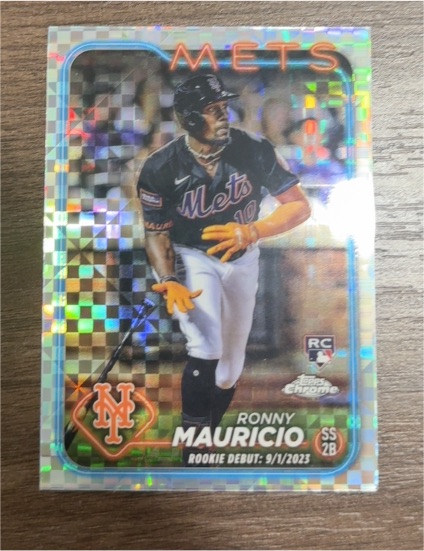 2024 Topps Chrome Update #USC41 Ronny Mauricio Rookie Debut — front
