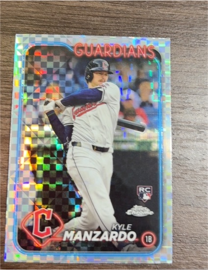2024 Topps Chrome Update #USC196 Kyle Manzardo — front
