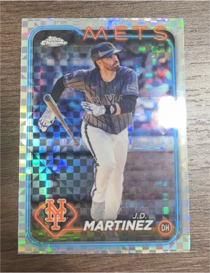2024 Topps Chrome Update #USC109 J.D. Martinez — front