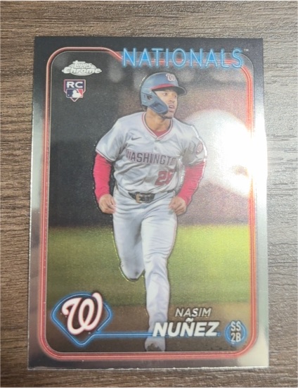 2024 Topps Chrome Update #USC173 Nasim Nunez — front