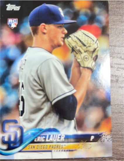 2018 Topps Update #US82 Eric Lauer — front
