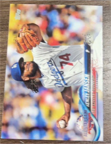2018 Topps Update #US21 Kenley Jansen — front