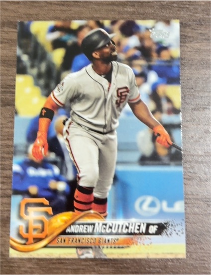 2018 Topps Update #US83 Andrew McCutchen — front