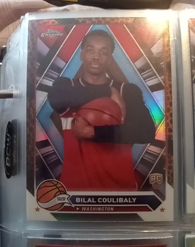 2023-24 Topps Chrome #171 Bilal Coulibaly — front