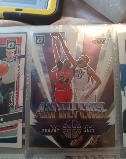 2021-22 Donruss Optic #1 Rudy Gobert Air Defense — front