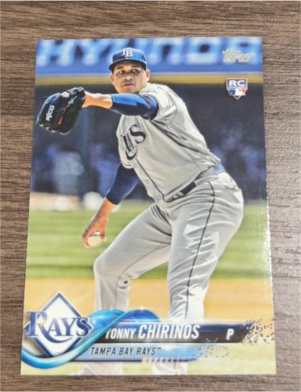 2018 Topps Update #US295 Yonny Chirinos — front