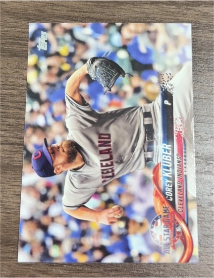 2018 Topps Update #US185 Corey Kluber — front