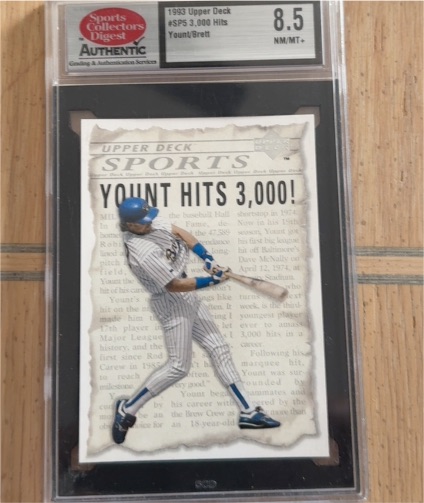 1993 Upper Deck #SP5 Robin Yount / George Brett — front