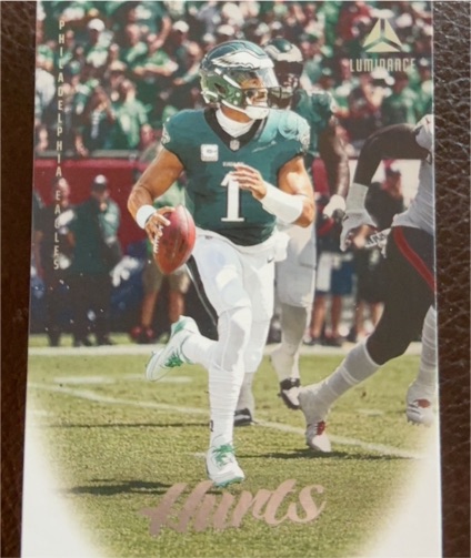 2025 Panini Luminance #17 Jalen Hurts — front