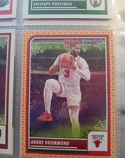 2023-24 Panini NBA Hoops Haunted Hoops #33 Andre Drummond — front