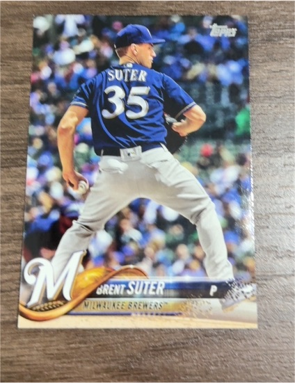 2018 Topps Update #US291 Brent Suter — front