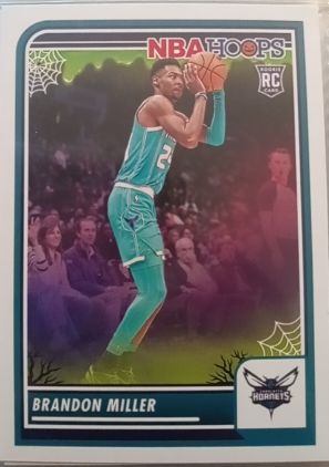 2023-24 Panini Hoops Haunted Hoops #245 Brandon Miller — front