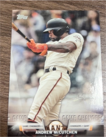 2023 Topps Game Changers Andrew McCutchen — front