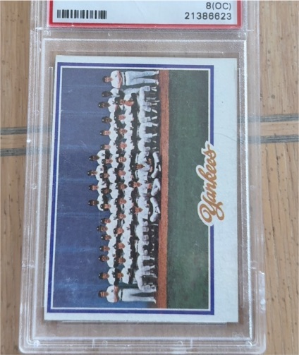 1978 Topps #282 New York Yankees Team — front