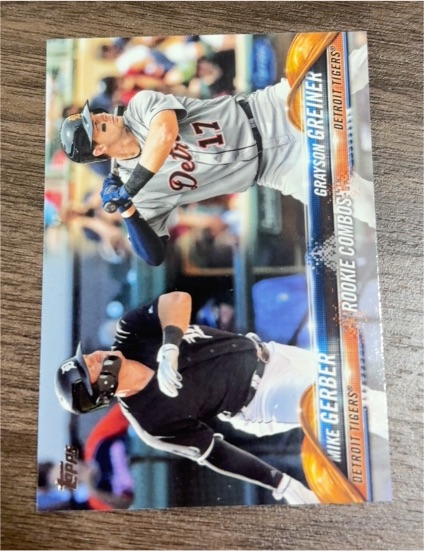 2018 Topps Update #US36 Mike Gerber / Grayson Greiner — front