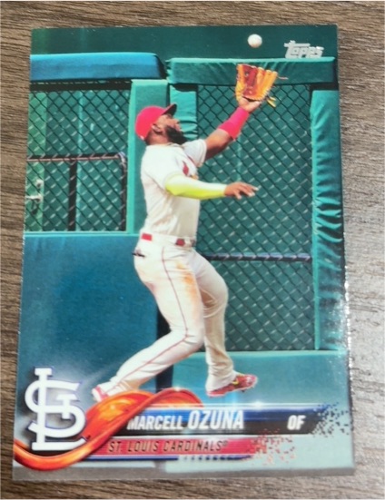 2018 Topps Update #US73 Marcell Ozuna — front
