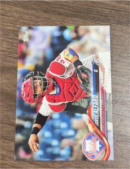 2018 Topps Update #US4 Jorge Alfaro — front