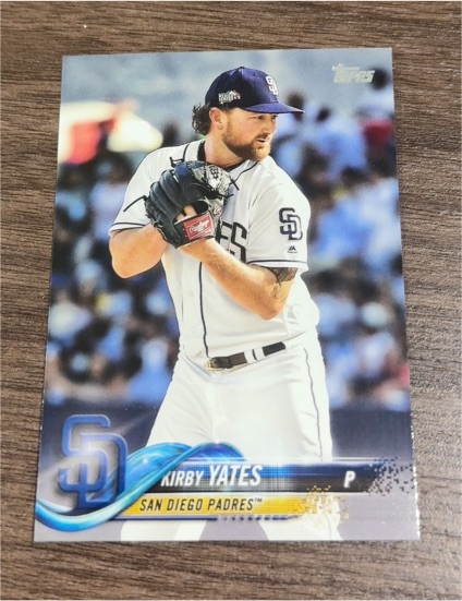 2018 Topps Update #US210 Kirby Yates — front
