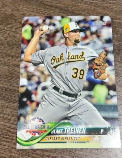 2018 Topps Update #US146 Blake Treinen — front