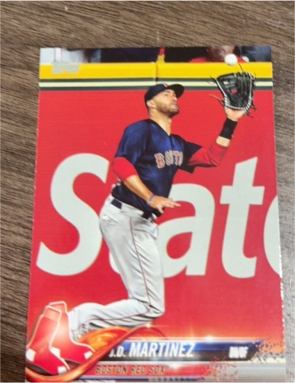 2018 Topps Update #US195 J.D. Martinez — front