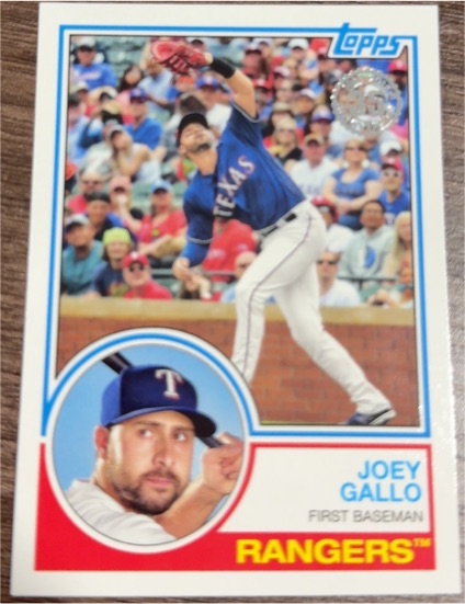 2018 Topps Update #83-26 Joey Gallo Texas Rangers — front