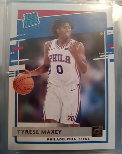 2020-21 Donruss #211 Tyrese Maxey — front