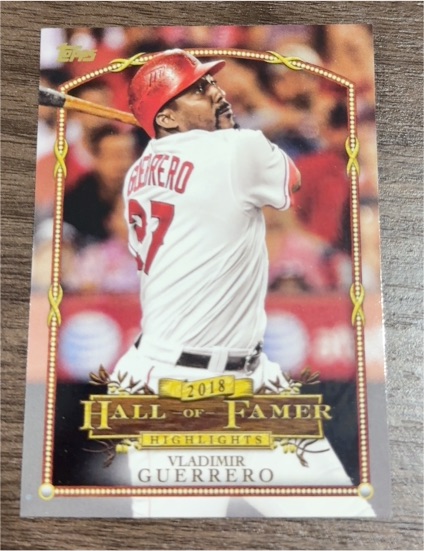 2018 Topps Update Hall of Famer Highlights #HFH-10 Vladimir Guerrero — front