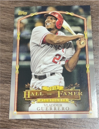 2018 Topps Update #HFH-9 Vladimir Guerrero — front