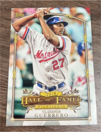 2018 Topps Update #HFH-8 Vladimir Guerrero — front