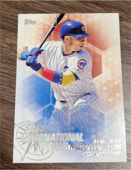 2018 Topps Update An International Affair #IA-49 Willson Contreras — front