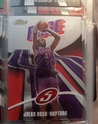 2003-04 Topps Finest #86 Jalen Rose — front