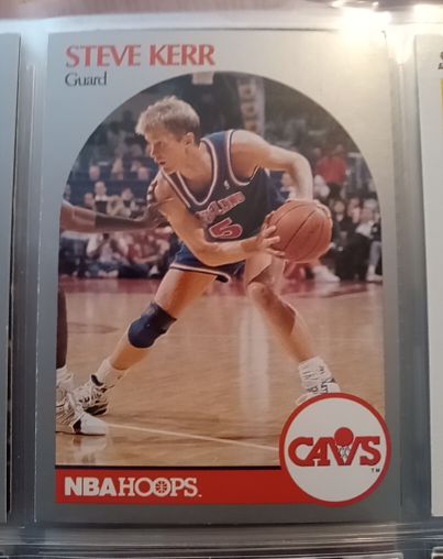 1990 NBA Hoops #75 Steve Kerr — front