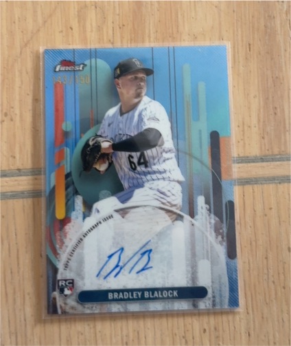 2025 Topps Finest #FA-BB Bradley Blalock — front