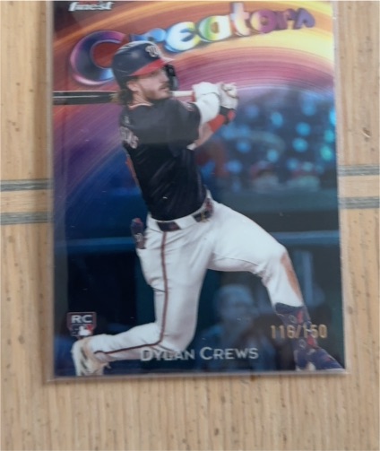 2025 Topps Finest #C-19 Dylan Crews Creators — front