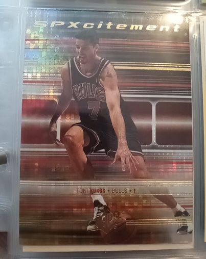 1999-00 Upper Deck SPx #S15 Toni Kukoc SPxcitement — front