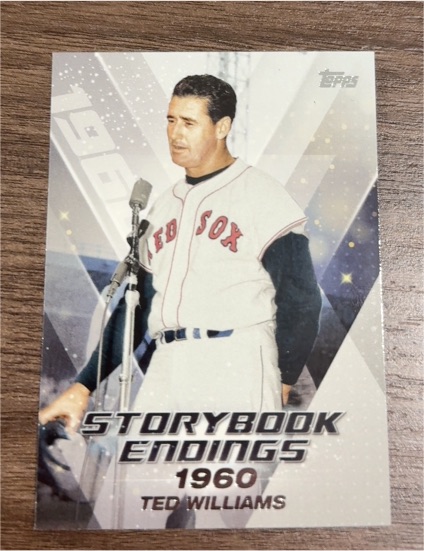 2018 Topps Update #SE-4 Ted Williams Storybook Endings — front