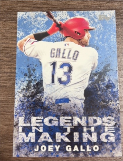 2018 Topps Update Legends in the Making #LITM-16 Joey Gallo — front