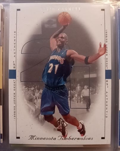 1998-99 SP Authentic #53 Kevin Garnett — front