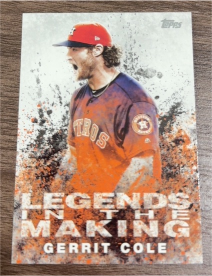 2018 Topps Update Legends in the Making #LITM-10 Gerrit Cole Houston Astros — front