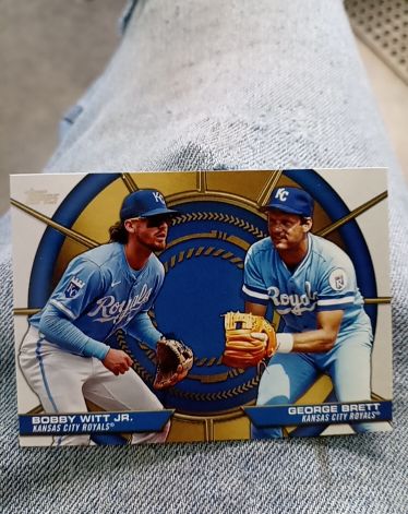 2025 Topps Series 2 #DD-1 Bobby Witt Jr / George Brett — front