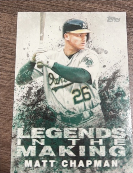 2018 Topps Update Series Legends in the Making #LITM-6 Matt Chapman — front