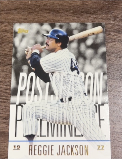2018 Topps Update Postseason Preeminence #PO-10 Reggie Jackson — front