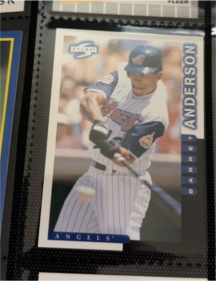 1998 Score #218 Garret Anderson — front
