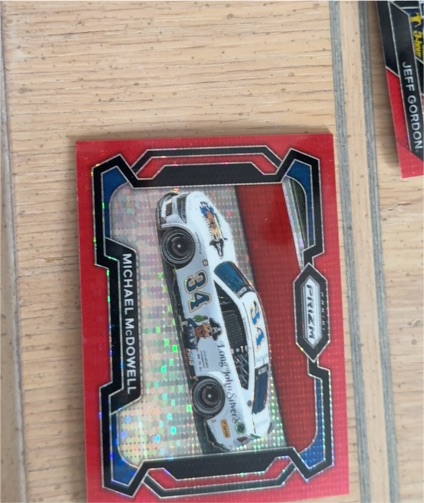 2024 Panini Prizm NASCAR #24 Michael McDowell Red Pulsar Prizm — front