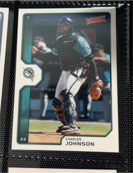 2002 Upper Deck Victory #389 Charles Johnson — front