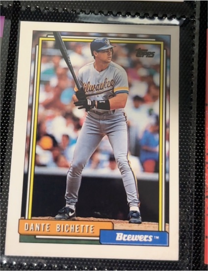 1992 Topps #371 Dante Bichette — front