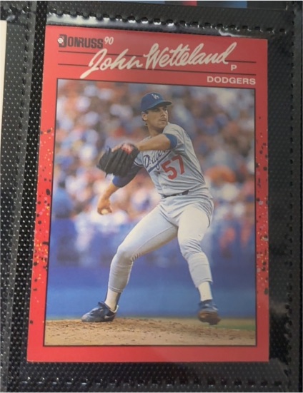 1990 Donruss #671 John Wetteland — front